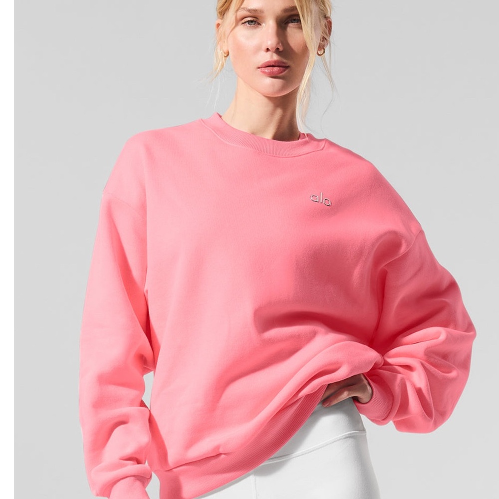 Alo Neon Bubblegum Sweatshirt